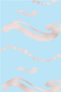 Cute Pattern Rose Gold Sketchbook 6