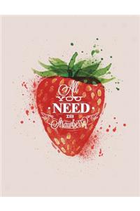 All you need is strawberry