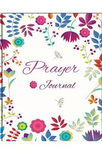 Prayer Journal: 3 Month for Daily Prayer Praise and Thanks Journaling to God Lettering Inspirational