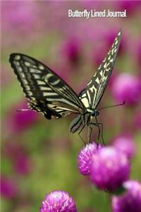 Butterfly Lined Journal