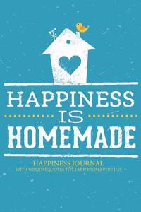 Happiness Journal With Wisdom Quotes