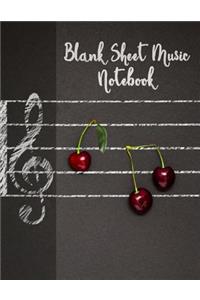 Blank Sheet Music Notebook