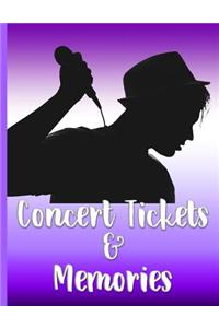 Musical Artist Holding Microphone - Concert Ticket and Memories