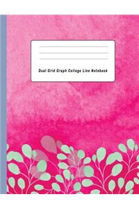 Dual Grid Graph College Line Notebook