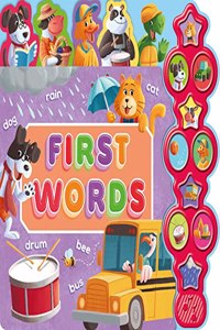 First Words: Interactive Children's Sound Book with 10 Buttons