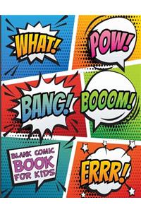 Blank Comic Book For Kids