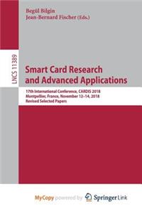 Smart Card Research and Advanced Applications