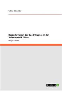 Besonderheiten der Due Diligence in der Volksrepublik China