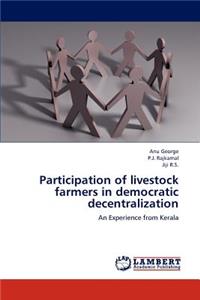 Participation of livestock farmers in democratic decentralization