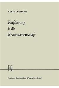 Einführung in die Rechtswissenschaft