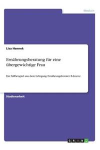 Ernährungsberatung für eine übergewichtige Frau