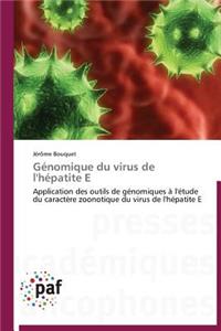 Génomique Du Virus de l'Hépatite E
