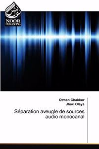 Séparation aveugle de sources audio monocanal