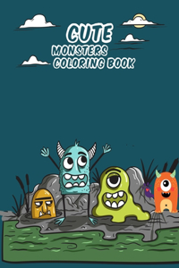 Cute Monsters Coloring Book