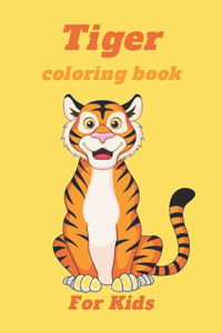 Tiger Coloring book for kids