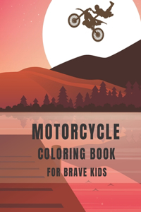 Motorcycle Coloring & Activity Book