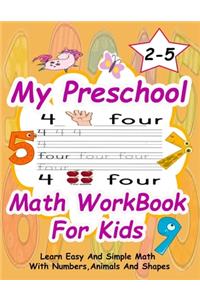 My Preschool Math WorkBook For Kids