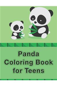 Panda Coloring Book for Teens