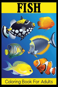 Fish Coloring Book for Adults