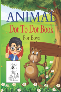 Animal Dot To Dot Book For Boys