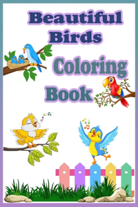 Beautiful Birds Coloring Book