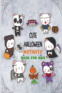 cute halloween activity book for kids