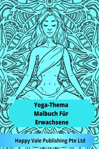 Yoga-Thema Malbuch Für Erwachsene