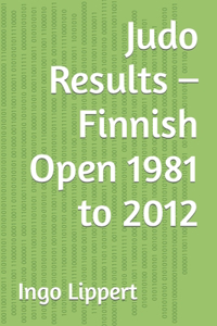 Judo Results - Finnish Open 1981 to 2012
