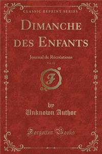 Dimanche Des Enfants, Vol. 12