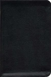 TNIV Personal Black Bonded Leather with Zip