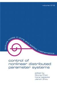 Control of Nonlinear Distributed Parameter Systems