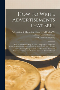 How to Write Advertisements That Sell; how to Plan Every Step in Your Campaign--using Sales Points, Schemes and Inducements--how to Write and lay out Copy--choosing Prospect Lists and Mediums--tests and Records That Increase Returns; how 146 Shrewd