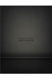 Black Paper Notebook College Ruled