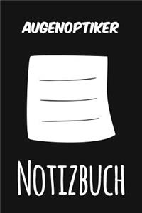 Augenoptiker Notizbuch