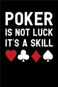 Poker is Not Luck It's a Skill
