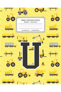 Primary Composition Notebook Grades K-2 Story Journal U
