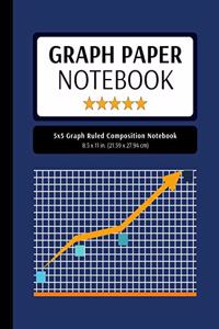 5x5 Graph Ruled Composition Notebook