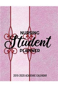 Nursing Student Planner 2019-2020 Academic Calendar