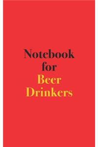 Notebook for Beer Drinkers