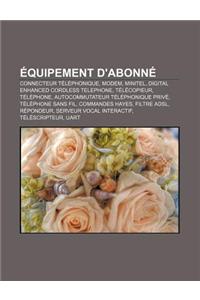 Equipement D'Abonne