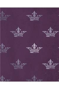 Distressed Sangria Composition Notebook - Large Unruled Notebook - 8x10 Blank Notebook (Softcover Journal / Notebook / Sketchbook / Diary)