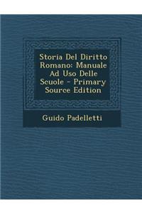 Storia Del Diritto Romano