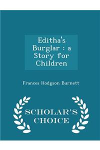 Editha's Burglar