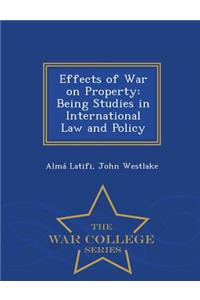 Effects of War on Property