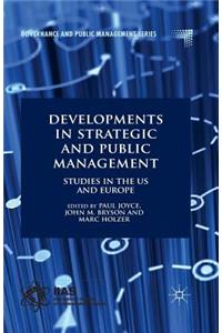 Developments in Strategic and Public Management