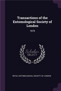 Transactions of the Entomological Society of London