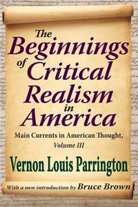 Beginnings of Critical Realism in America, Volume 3