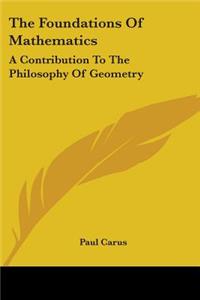 Foundations Of Mathematics