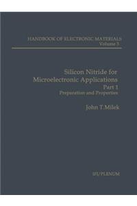 Silicon Nitride for Microelectronic Applications