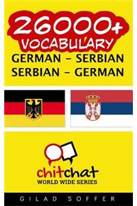 26000+ German - Serbian Serbian - German Vocabulary